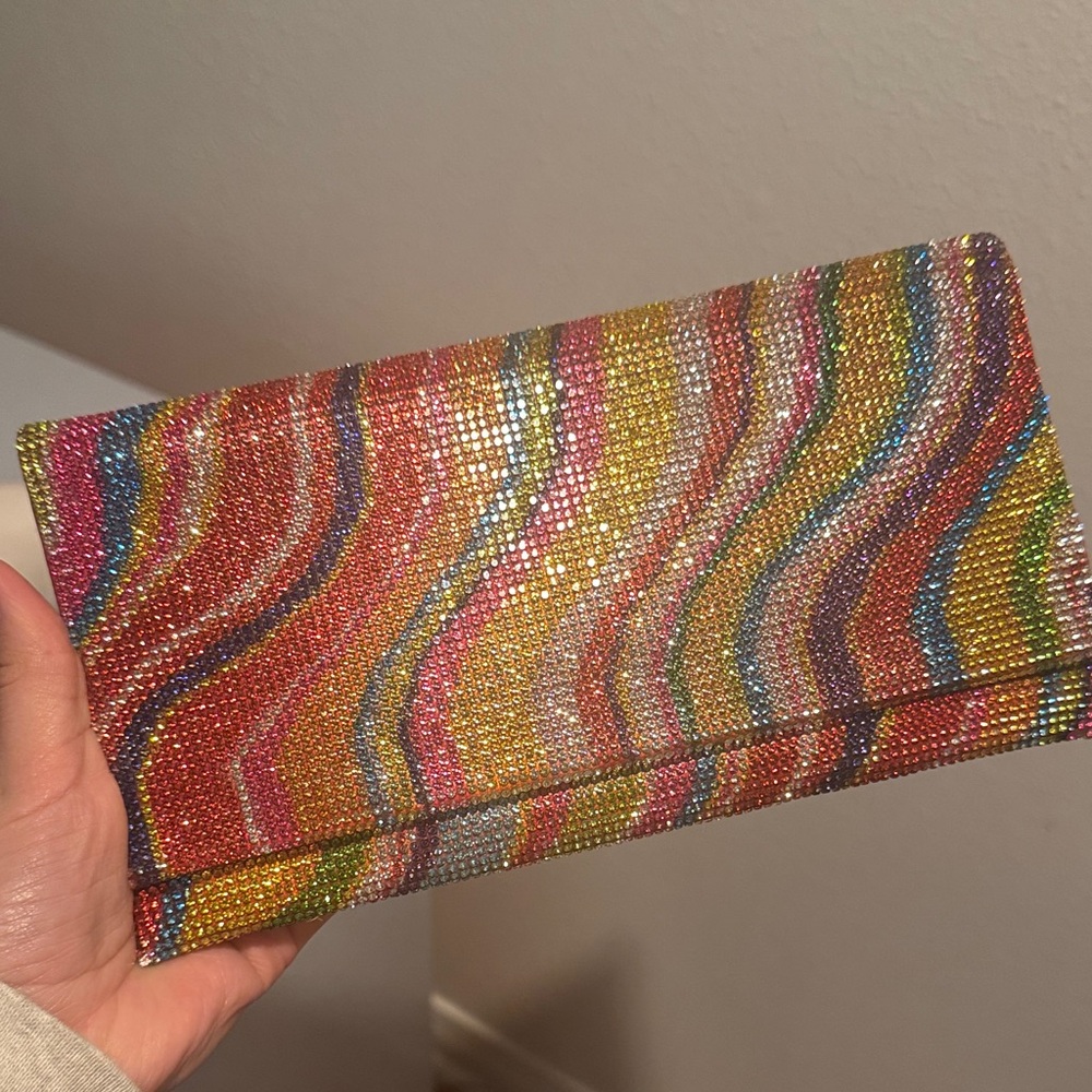 Multicolor Clutch Bag